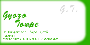 gyozo tompe business card